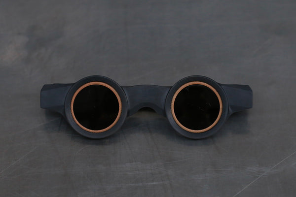 Rigards X ZIGGY CHEN Joint RG1940ZC Series Titanium Natural Texture Sunglasses RG-RG1940ZC-HKSH-F Black Frame Dark Gray